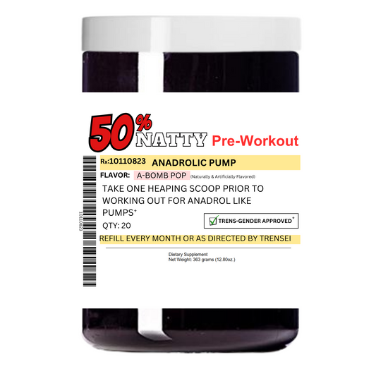 50% Natty Pre-Workout Anadrolic Pump - A-Bomb Pop Flavor